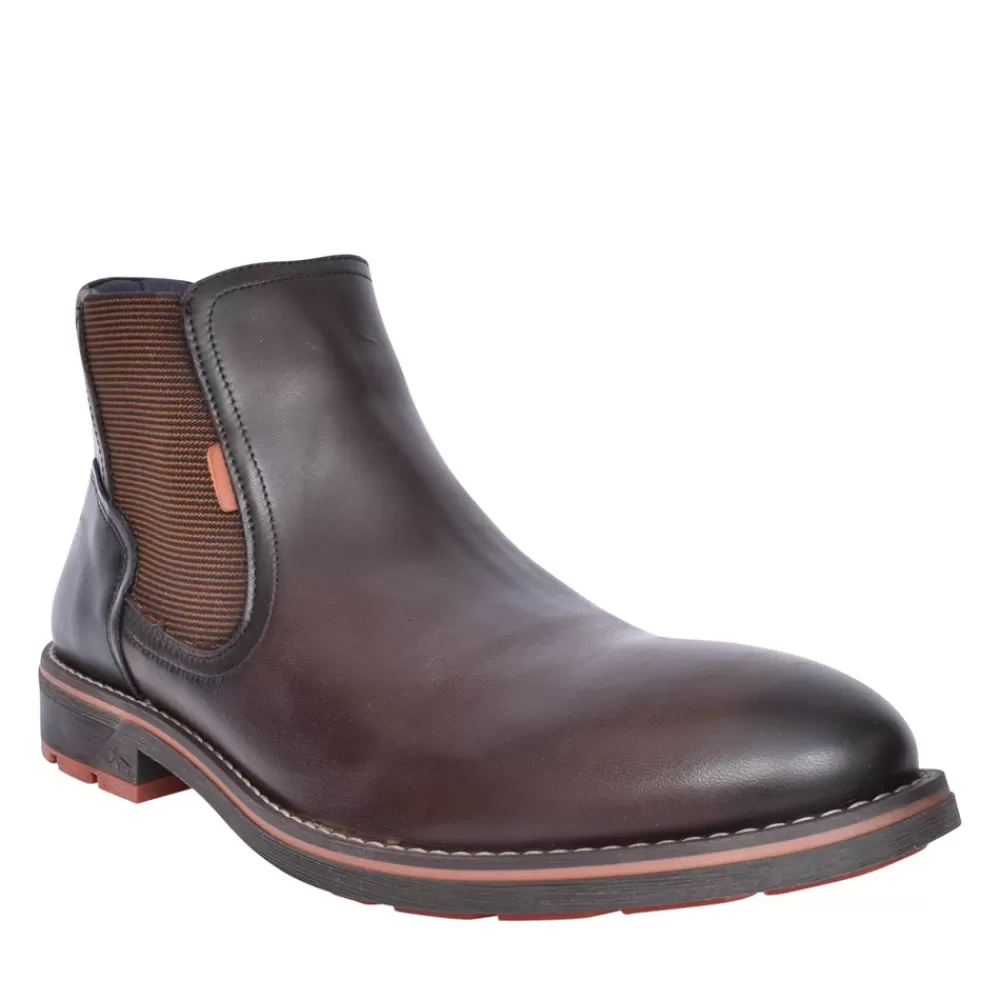 Mens FLUCHOS Mens Terry F1343 Chelsea Boot In Dark Brown