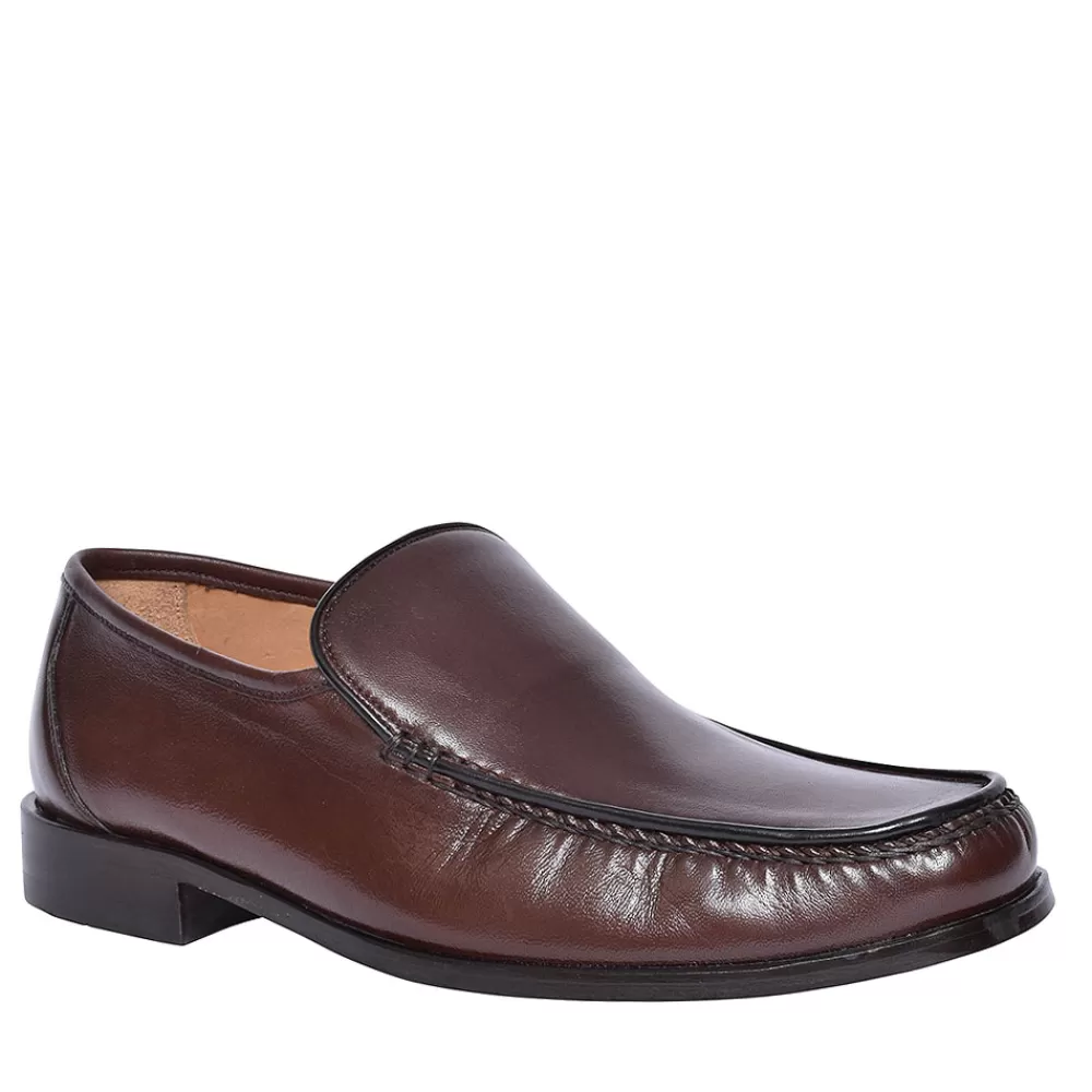 Mens LOAKE Sienna Moccasin Slip On Shoe For Men In Brown