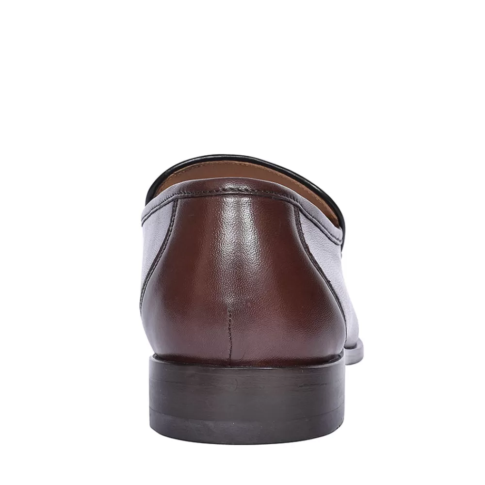 Mens LOAKE Sienna Moccasin Slip On Shoe For Men In Brown