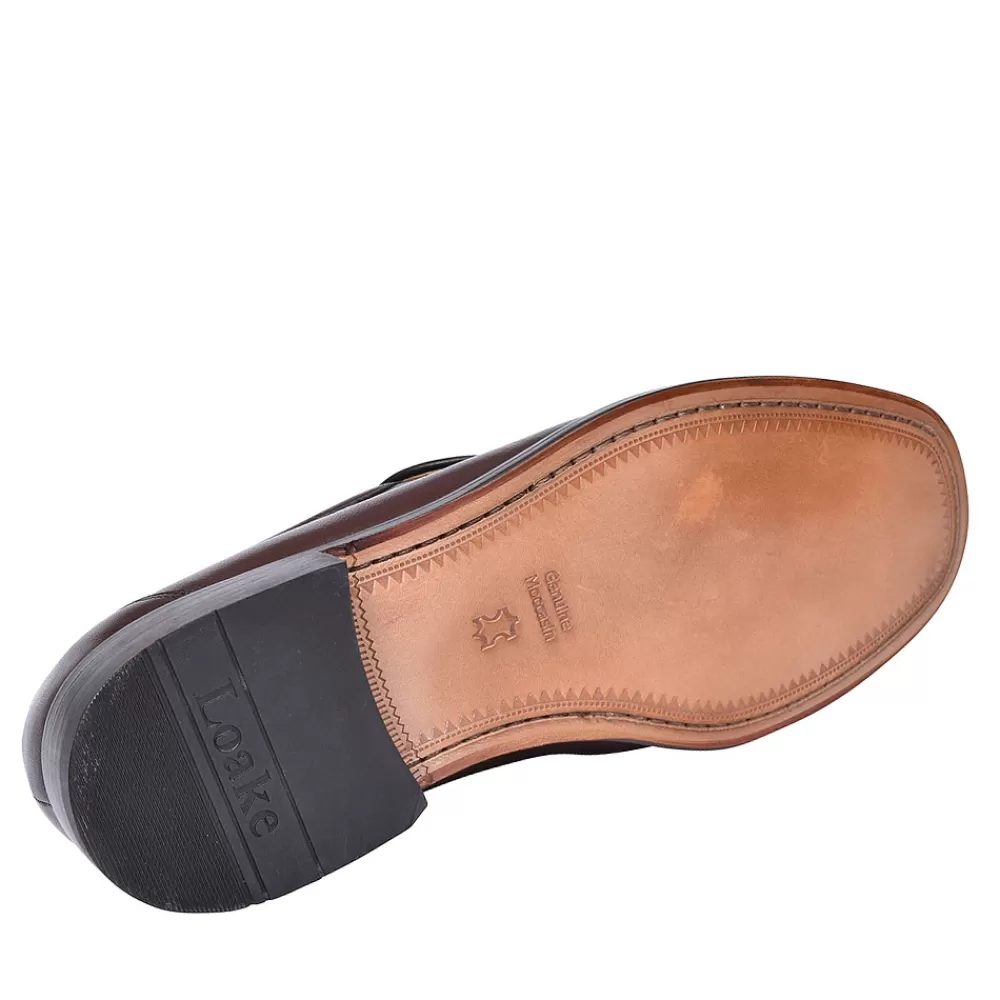 Mens LOAKE Sienna Moccasin Slip On Shoe For Men In Brown